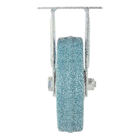 Transportrolle max. Traglast 65 kg Bockrolle Vollgummireifen