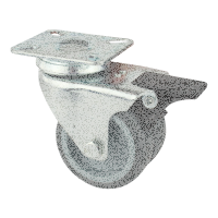 Transportrolle max. Traglast 70 kg Doppelrolle Gleitlager Br