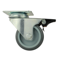 Transportrolle max. Traglast 70 kg Doppelrolle Gleitlager Br