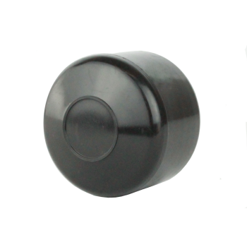 Zaunpfahlkappen rund 42 mm schwarz (RAL 9005)