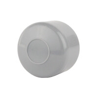 Zaunpfahlkappen rund 1 1/2" grau (R productbox