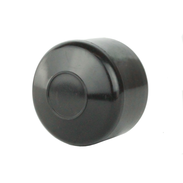 Zaunpfahlkappen rund 51 mm schwarz (RAL 9005)
