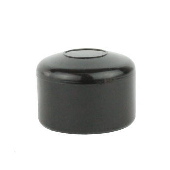 Zaunpfahlkappen rund 51 mm schwarz (RAL 9005)