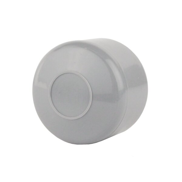 Zaunpfahlkappen rund 51 mm grau (RAL 7040)