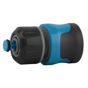 Premium Schnellverbindungsstück Softgrip Wasserstop