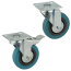 Transportrolle max. Traglast 65 kg Lenkrolle Gleitlager Bremsbar