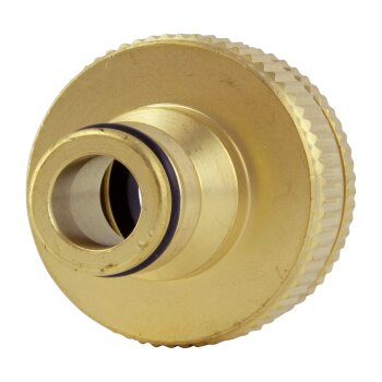 Messing Anschlussstück mit Innengewinde 3/4" und 1"