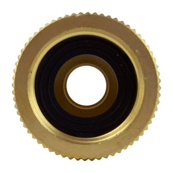 Messing Anschlussstück mit Innengewinde 3/4" und 1"