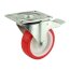 Transportrolle max. Traglast 200 kg Lenkrolle Gleitlager Bremsbar