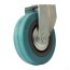 Transportrolle max. Traglast 65 kg Lenkrolle Bremsbar Ø 50 mm ohne Bremse