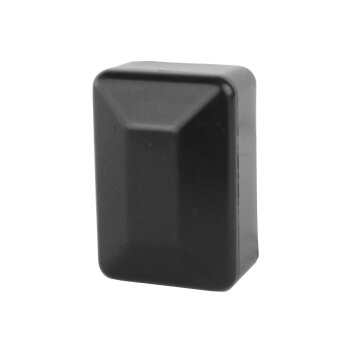 Zaunpfahlkappen rechteckig 60 x 80 mm schwarz (RAL 9005)