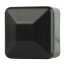 Zaunpfahlkappen quadratisch 40 x 40 mm schwarz (RAL 9005)