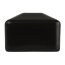 Zaunpfahlkappen quadratisch 40 x 40 mm schwarz (RAL 9005)
