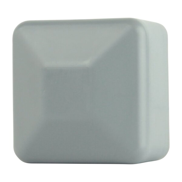 Zaunpfahlkappen quadratisch 40 x 40 mm grau (RAL 7040)