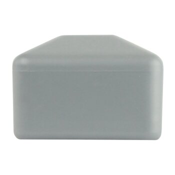 Zaunpfahlkappen quadratisch 40 x 40 mm grau (RAL 7040)