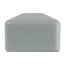 Zaunpfahlkappen quadratisch 40 x 40 mm grau (RAL 7040)