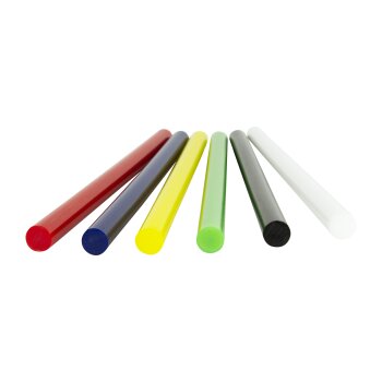 Klebepistole mit Heißklebesticks Kleber Bunt 12...