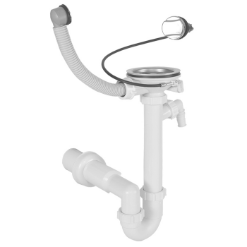 Siphon Geräteanschluss Ventil Ø 114 mm Ablauf...