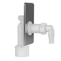 Unterputz Siphon Waschmaschine Ø 50 mm einfach Edelst