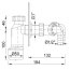 Unterputz Siphon Waschmaschine Ø 50 mm doppelt Edelstahl