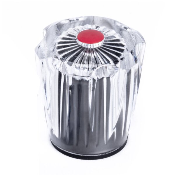 Hahnoberteil Diamant-Griff Rot 1/2"