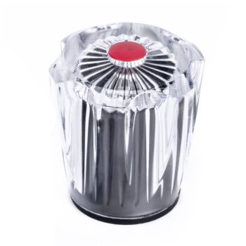 Hahnoberteil Diamant-Griff Rot 1/2"