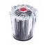Hahnoberteil Diamant-Griff Rot 1/2"