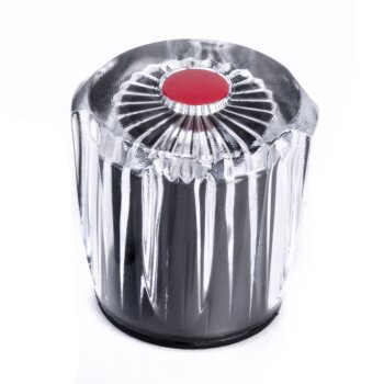 Hahnoberteil Diamant-Griff Rot 3/8"