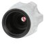 Hahnoberteil Diamant-Griff Klar 1/2"