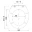 Toilettensitz Kunststoff / MDF