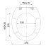 Toilettensitz Kunststoff / MDF