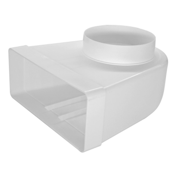 Kanal- Rohrverbinder 90 x 220 mm Umlenkstück...