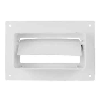 Verbindungsstück Wandflansch 90 x 220 mm mit Rückstauklappe