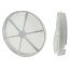 Wohnrauml&uuml;fter Echtglas Marmor R&uuml;ckstauklappe &Oslash;100 mm