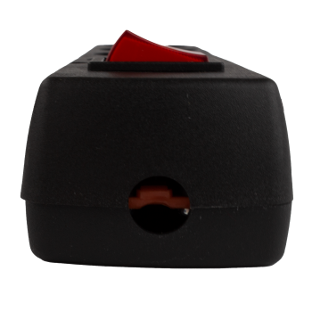 Mehrfachstecker 5-fach + Schalter schwarz