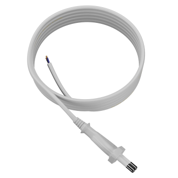 Anschlusskabel mit Eurostecker 2-polig 3 m 2 x 0,5 mm² weiß