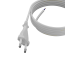 Anschlusskabel mit Eurostecker 2-polig 3 m 2 x 0,5 mm&sup2; wei&szlig;