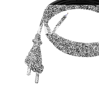Anschlusskabel mit Eurostecker 2-polig 5 m 2 x 0,5 mm² 