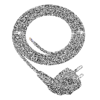 Anschlusskabel mit Schukostecker 3-polig 1 m 3 x 0,75 mm&sup