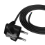 Anschlusskabel mit Schukostecker 3-polig 3 m 3 x 1,5 mm² schwarz
