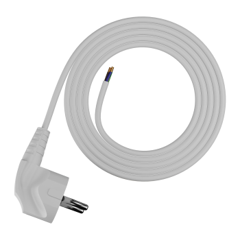 Anschlusskabel mit Schukostecker 3-polig 10 m 3 x 1,5 mm² weiß