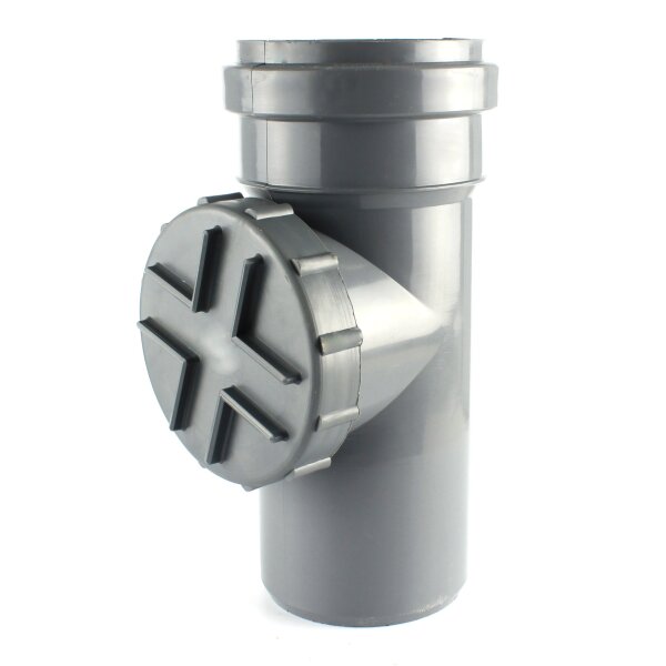 KWPP-CS-110-001-P 110 Reinigungsrohr - grau B-WARE