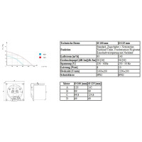 Ø 100 mm Wohnraumlüfter Nachlauf Holzoptik 4