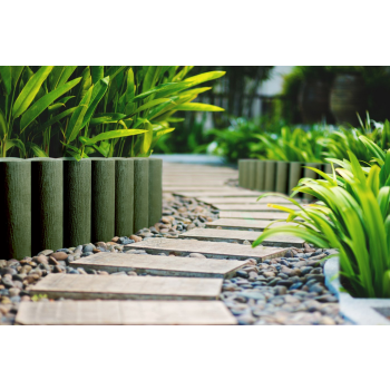 Gartenpalisade Standard grün 1,17 m / Ø 0,33 m