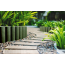 Gartenpalisade Standard grün 1,17 m / Ø 0,33 m