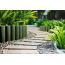 Gartenpalisade Standard grün 1,17 m / Ø 0,33 m