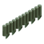 Gartenpalisade Standard grün 1,17 m / Ø 0,33 m