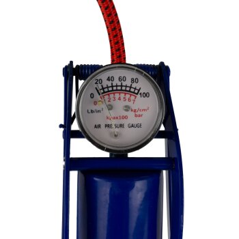 Fußpumpe mit Manometer