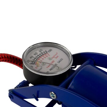 Fußpumpe mit Manometer
