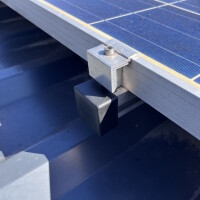 Endkappe für Photovoltaikanlage 40 x 40 mm schwarz (RAL